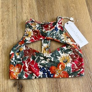 Boys+Arrows Floral Meg Ryan Bikini Top